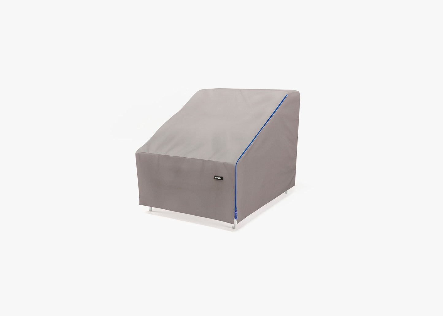 Housse pour chaise sans accoudoirs en osier