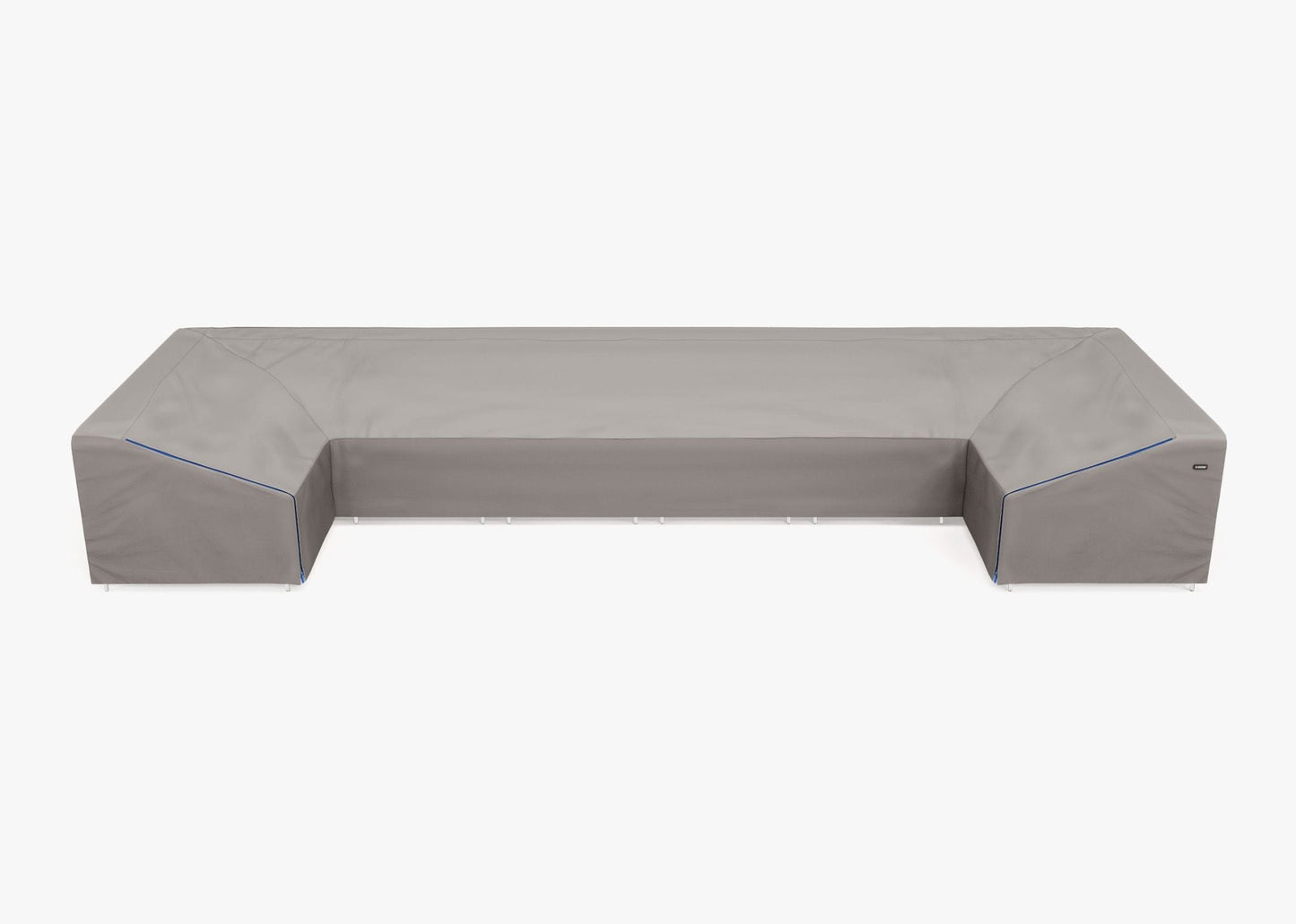 Housse pour canapé d'angle en osier en forme de U - 8 places