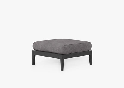 Pouf d'extérieur en aluminium anthracite (Experience Outer)