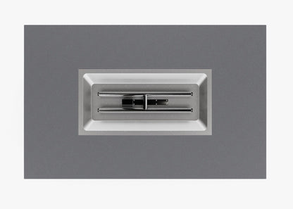 Ensemble table et foyer en béton rectangulaire pour la cuisine