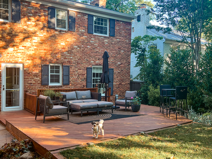 Pouf d'extérieur en teck (Expérience extérieure)