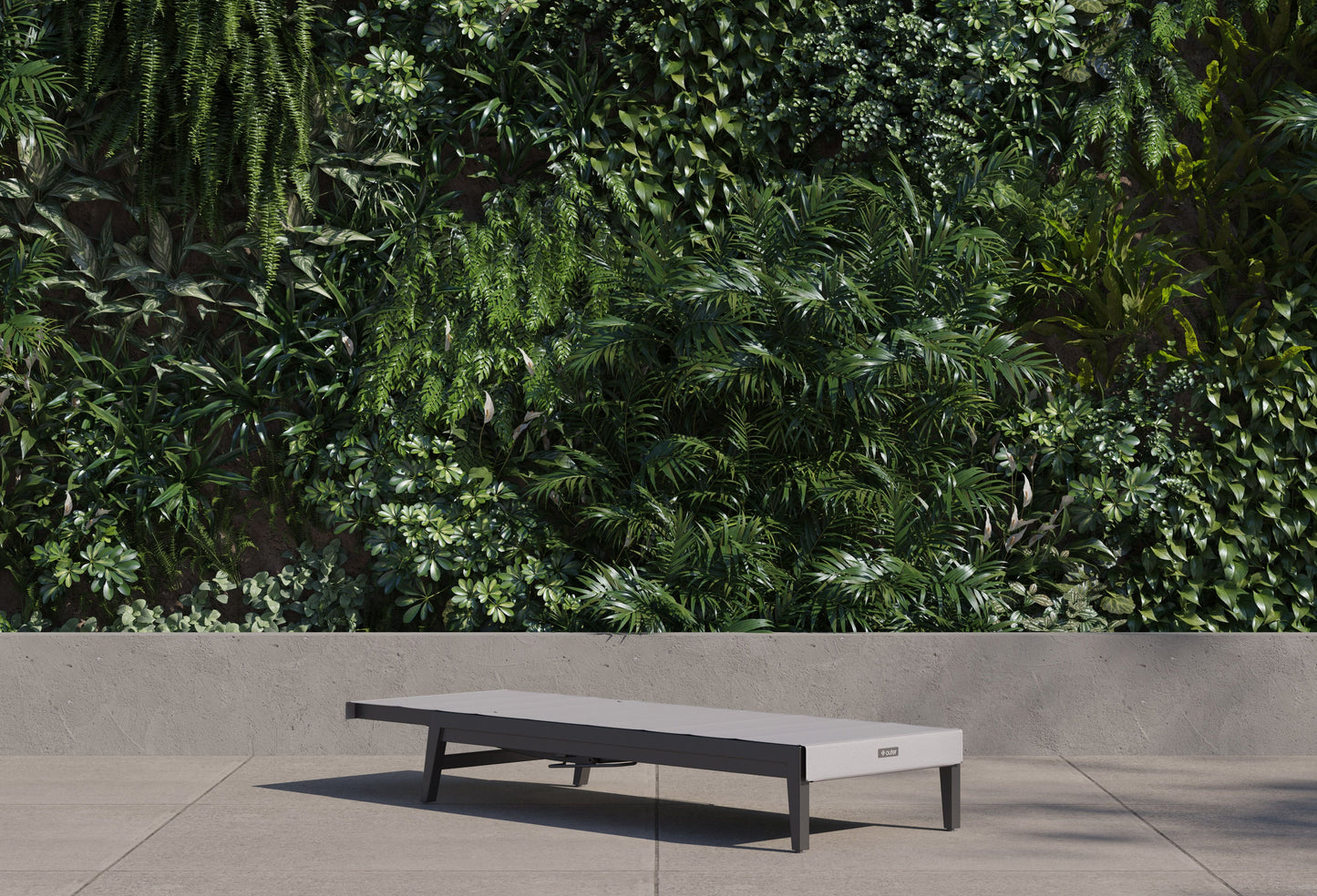 Chaise longue d'extérieur Infinity en aluminium