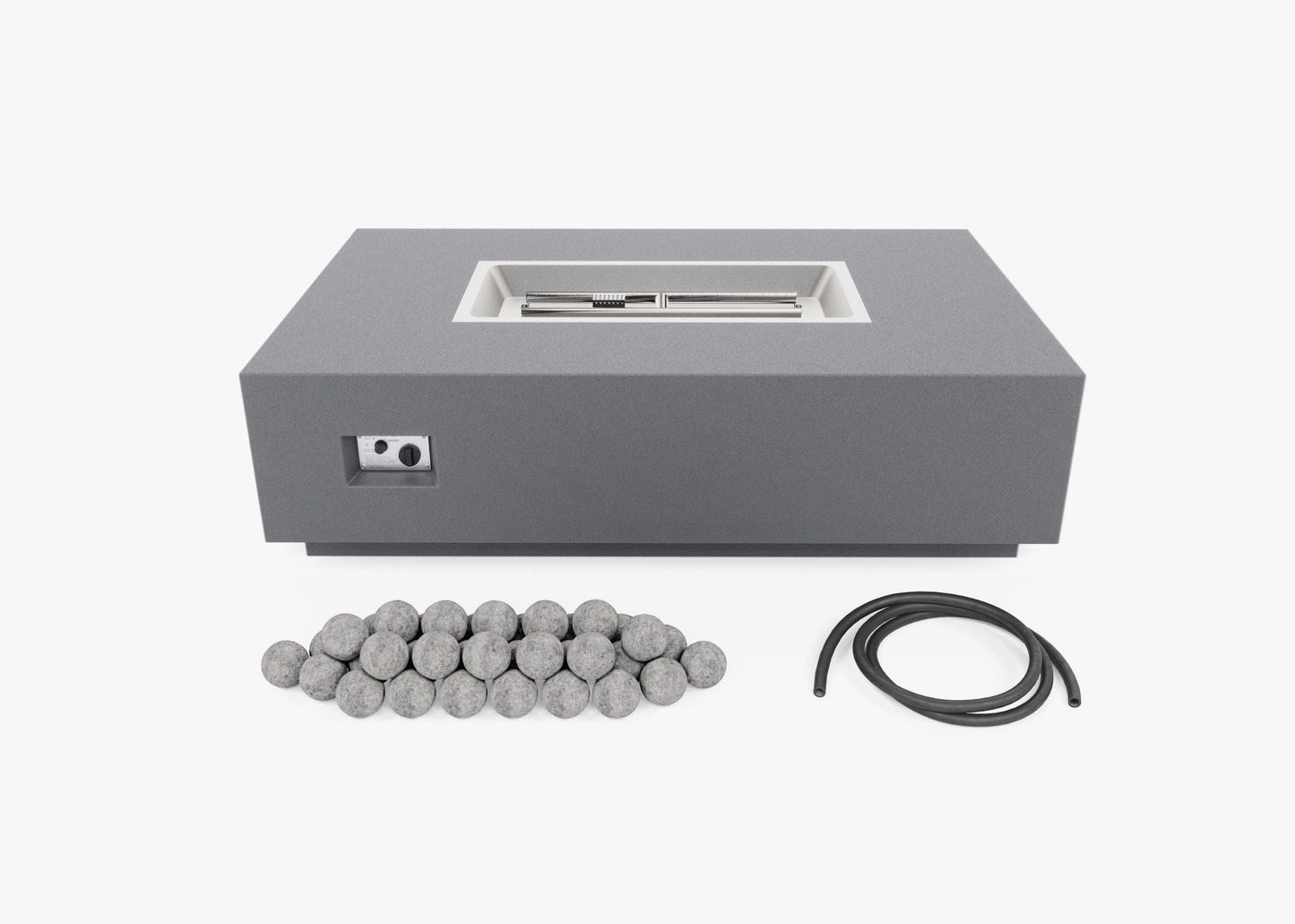 Table foyer rectangulaire en béton