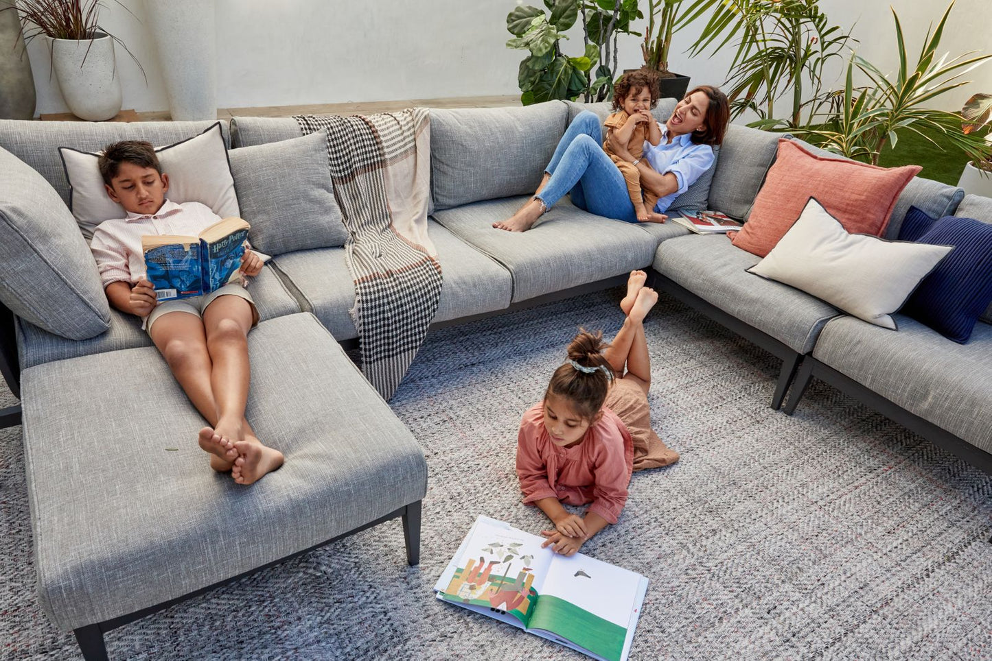 Paire de housses de protection d'extérieur en aluminium anthracite