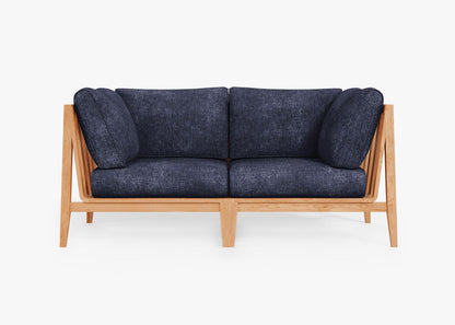 Canapé deux places d'extérieur en teck