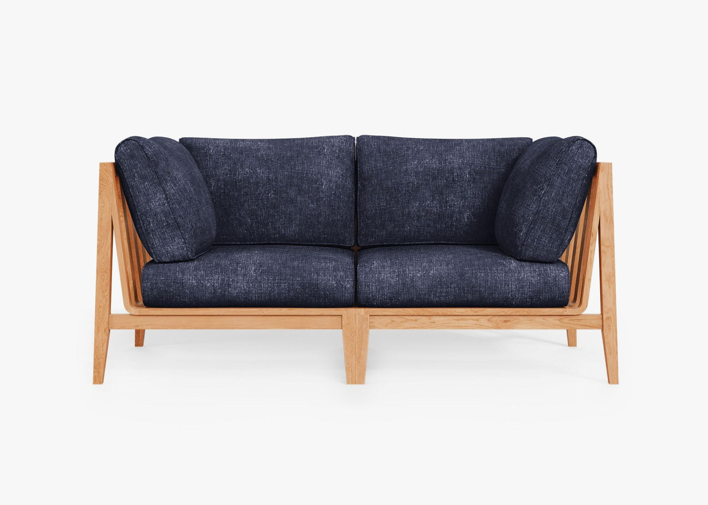 Canapé deux places d'extérieur en teck (Expérience extérieure)