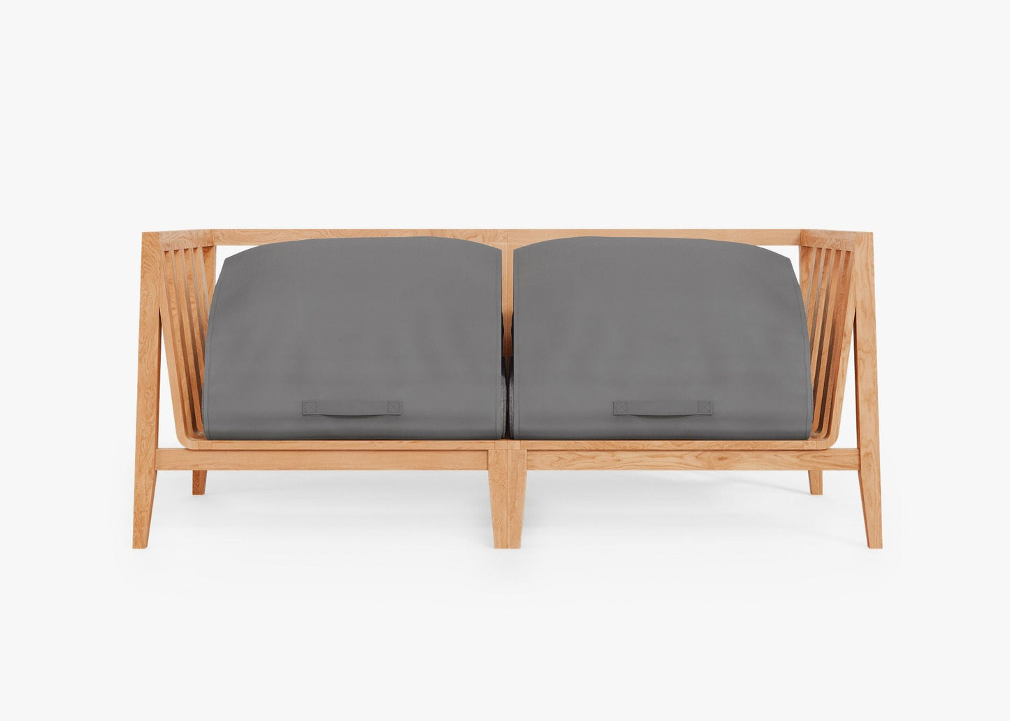 Canapé deux places d'extérieur en teck (Expérience extérieure)