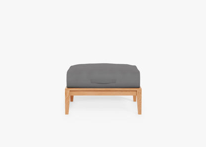 Pouf d'extérieur en teck (Expérience extérieure)