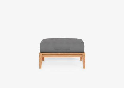 Pouf d'extérieur en teck (Expérience extérieure)