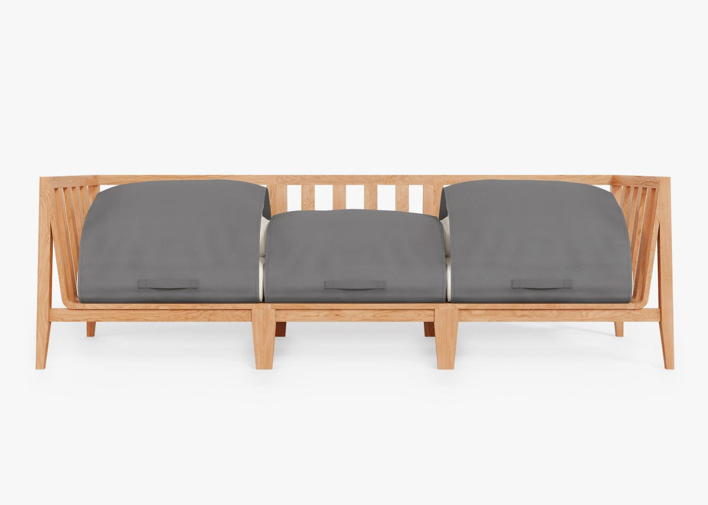 Canapé d'extérieur en teck - 3 places