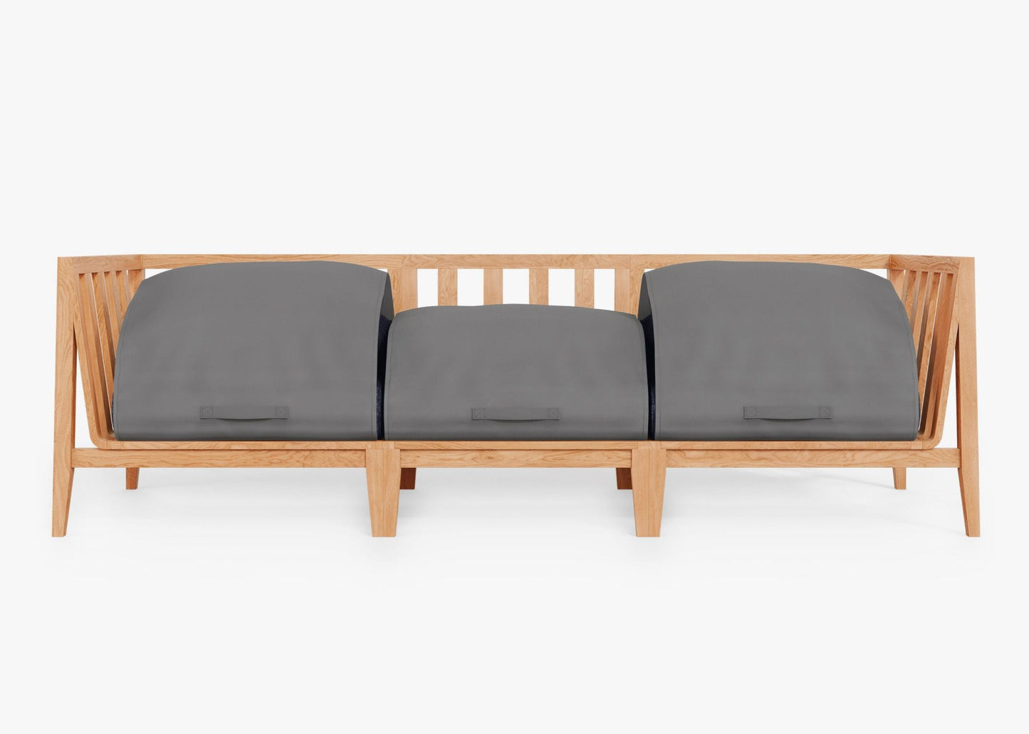 Canapé d'extérieur en teck - 3 places