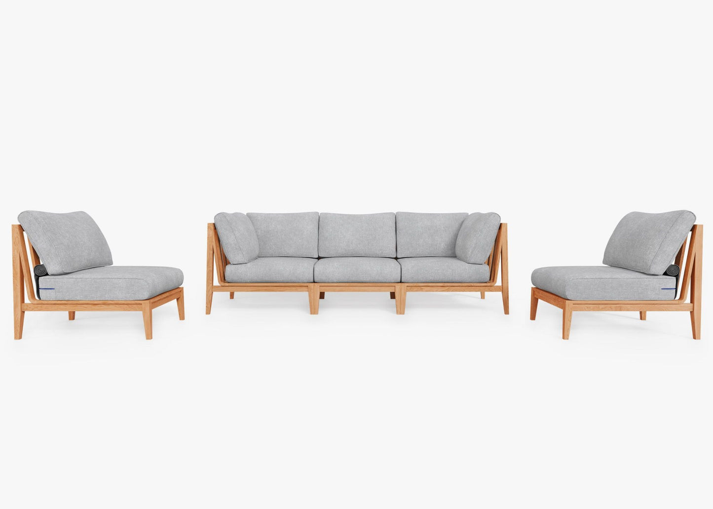 Ensemble Soirée Extérieure en Teck