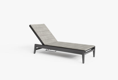 Housse pour chaise longue en aluminium ou en osier