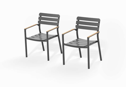 Fauteuil de salle à manger 595, lot de 2