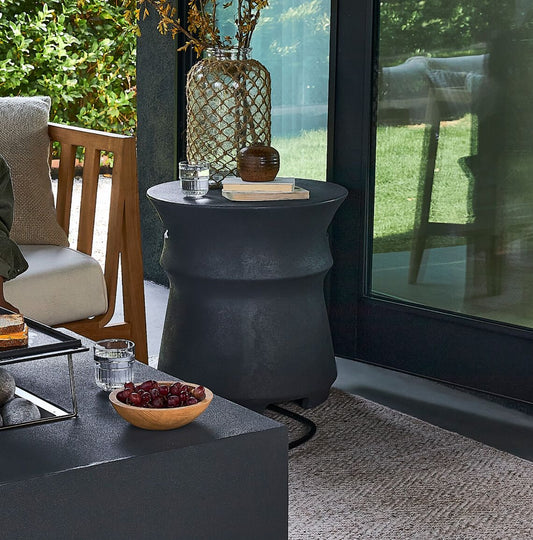 Couvercle de réservoir de propane en béton