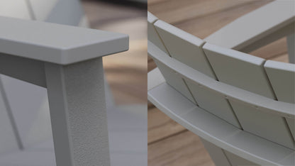 Fauteuil Adirondack Ascent + repose-pieds