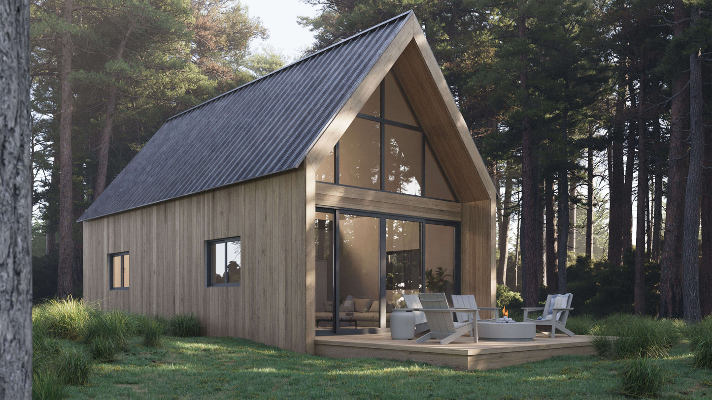 Fauteuil Adirondack Ascent + repose-pieds (Expérience extérieure)