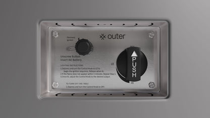 Table foyer ronde en béton