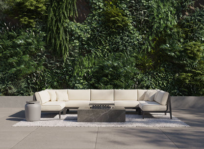 Ensemble de cuisson pour foyer OuterStone + housse pour bouteille de propane - Rectangulaire