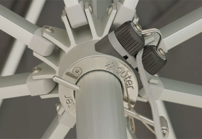 Parasol d'extérieur en aluminium de qualité marine