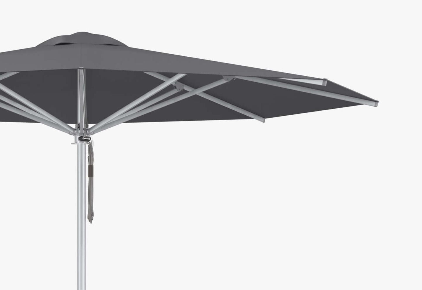 Parasol d'extérieur en aluminium de qualité marine