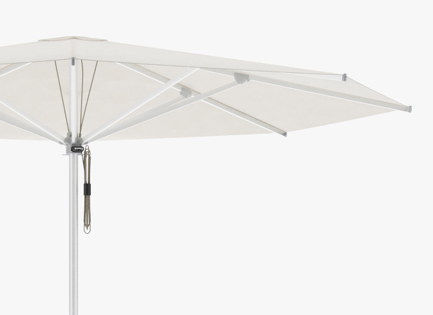 Parasol d'extérieur en aluminium de qualité marine