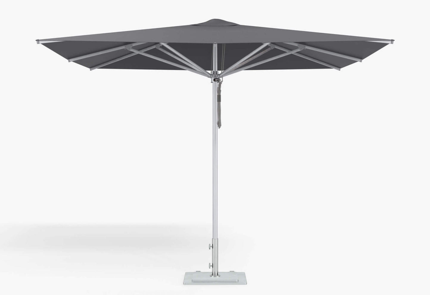 Parasol d'extérieur en aluminium de qualité marine