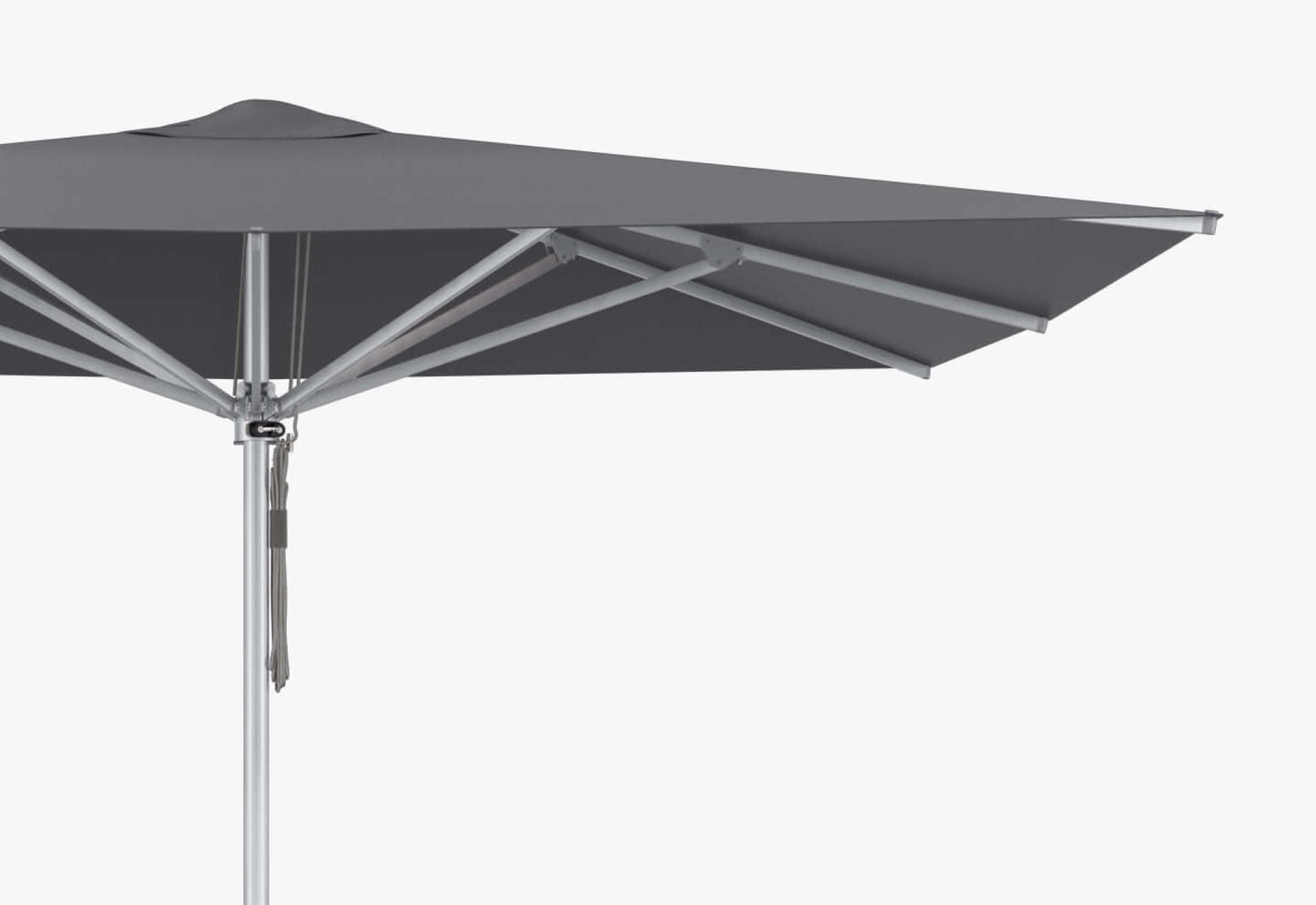 Parasol d'extérieur en aluminium de qualité marine